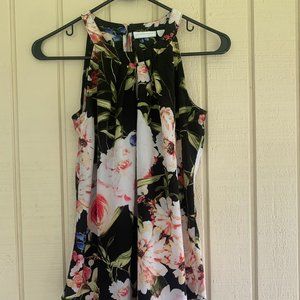 New York & Company Floral Halter Top